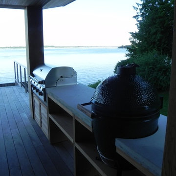 La Monte VT - Big Green Egg at Lake House