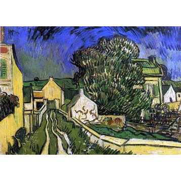 Vincent Van Gogh The House of Pere Pilon, 18"x27" Wall Decal