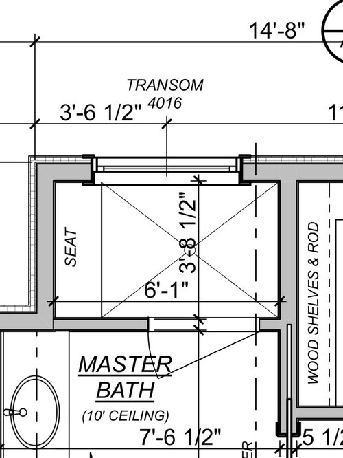 Where goes shower head