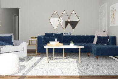 Minimalist home design photo in New York