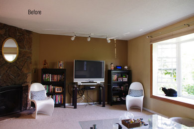 Living Room Before and After, Felida