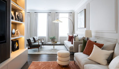Houzz Tour: Warm Tones, Luxurious Surfaces and Hidden Storage