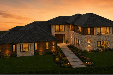 Contemporary exterior home idea in Denver