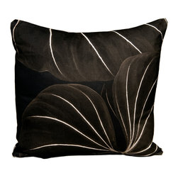 BOTANICAL COLLECTION / Giant Leaves Too 20x20 - Decorative Pillows