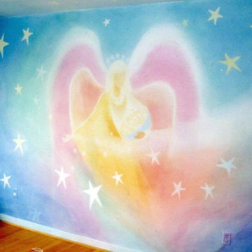Angel Mural for Child's Room