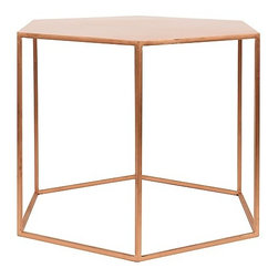 Bloomingville Metal Table with Copper Finish - Products