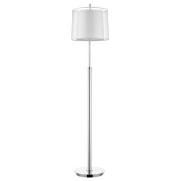 Acclaim Lighting BF715 Nimbus 62" Tall Buffet Floor Lamp - Metallic Silver /