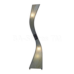 Eangee Home Designs Flow Giant Floor Lamp | Natural - Floor Lamps