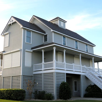 Coastal Home Design in Manteo, NC with Metal Roof
