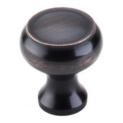 Top Knobs Bath Hudson Collection Round Knob 1 1/4" Tuscan Bronze M1608 - Cabinet And Drawer Knobs