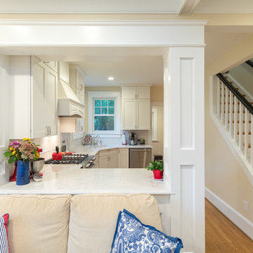 White Crisp Kitchen Remodel