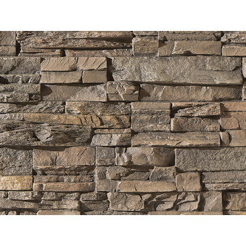 Colorado Dry Stack Faux Stone Wall Panel, Colorado Dry Stack Panel, Earth