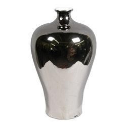 Belle & June - Silver Shine Prunus Vase - Vases