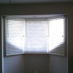 Bay Window Treatments - Venetian Blinds