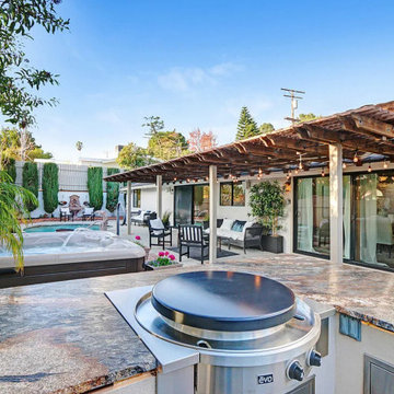 Outdoor Kitchen Featuring Evo Grill