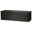 Trough Fiberstone Contemporary Black Planter, 28x88x28 Cm