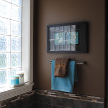 brown color on wall
