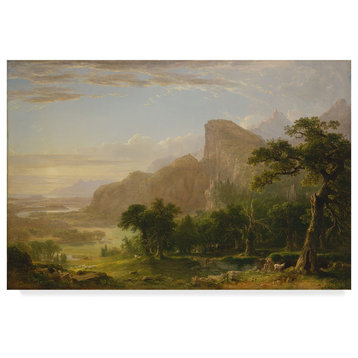"Landscape Scene from Thanatopsis 1850 " by Asher Brown Durand, Canvas Art