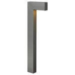 HInkley - Hinkley Atlantis Large Led Path Light, Hematite - Hinkley Path Lights add impeccable style and safety to walkways and outdoor living environments to create sophisticated curb appeal.