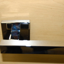 Chrome Polished Door Handles - Door Hardware
