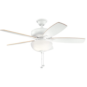 Kichler 52" Terra Select LED Ceiling Fan 330347MWH, Matte White