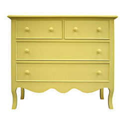 Carolina Extra Wide 2 Over 2 Drawer Chest - Dressers