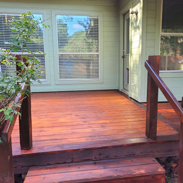 Cedar Deck + Exterior Paint in Anderson Mill
