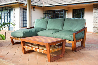 Outdoor Sofa + Coffee Table