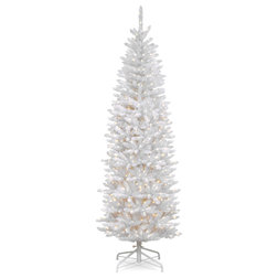 kingswood white fir pencil tree with clear lights 65 ft contemporary christmas trees by national tree company - 65ft Christmas Tree kingswood white fir pencil tree with clear lights 65 ft contemporary christmas trees by national tree company - 65ft Christmas Tree