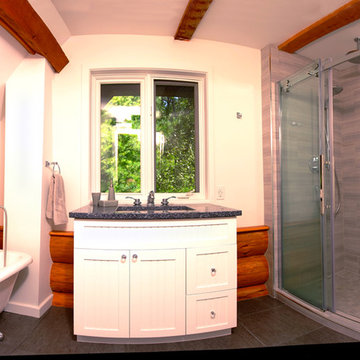 Log Bathroom Renovation