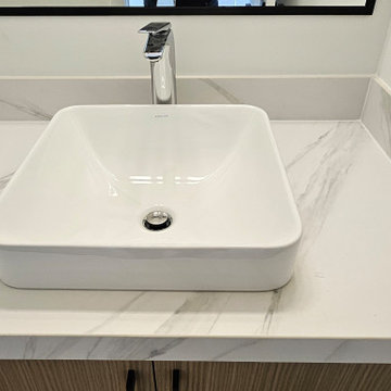 Sintered Stone Countertops and Cabinets, Book Shelf, Vanities
