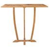 Teak Wood Miami Square Outdoor Patio Bar Table, made from A-grade Teak Wood
