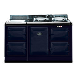 AGA Traditional Electric 4 Oven Cooker, Dark Blue | A4O-E-MOD-DBL - Gas Ranges And Electric Ranges