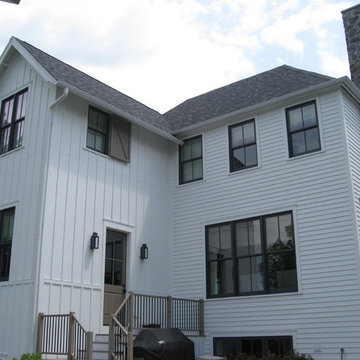 Roof & Gutter Installation on house and garage, Barrington IL