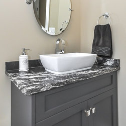 Powder room updates - Vanity Tops And Side Splashes