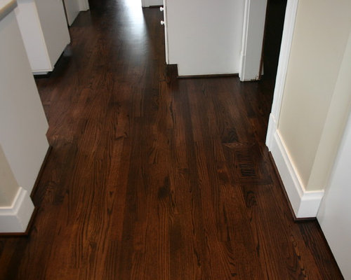 Gallery of Duraseal Medium Brown On Red Oak.