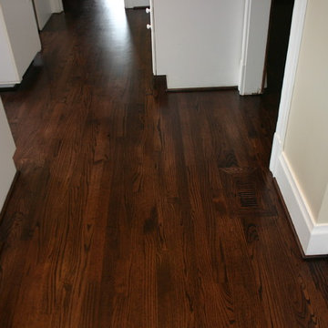 Replacement old Douglas Fir floor with new Red Oak floor