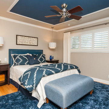 Fremont Navy Blue Master Bedroom