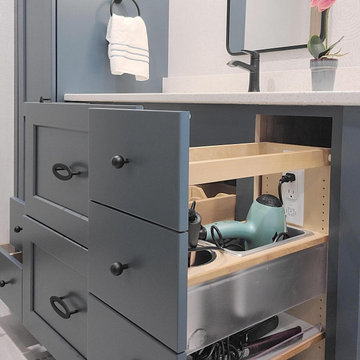 Bathroom Vanity In-Drawer Outlets