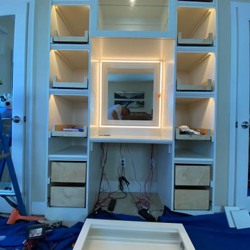 Low Voltage Wiring for cabinet puck and strip lights - No electrician needed.