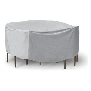 round patio table and chair cover with umbrella hole