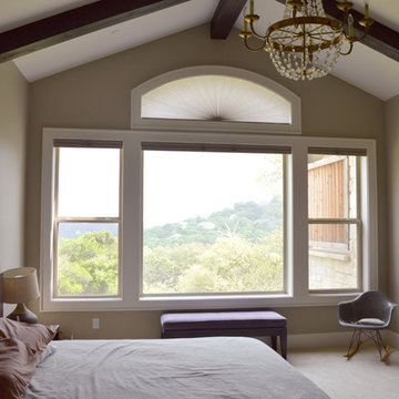 Designer Roller and Cellular Shades in a Modern Home