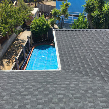 Black Asphalt Roof Project