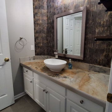Rustic and Elegant Jack & Jill Bathroom Update