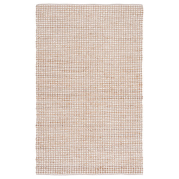 Safavieh Couture Natura Collection NAT349 Rug, Beige/Ivory, 5'x8'