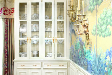 Elegant dining room photo in Austin