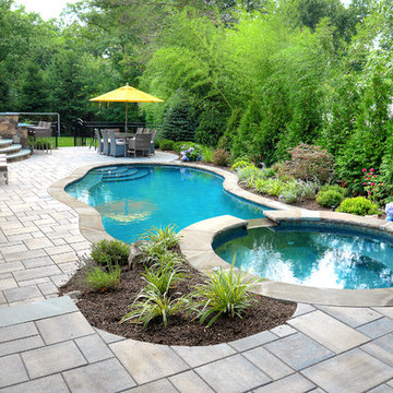 Pool landscaping