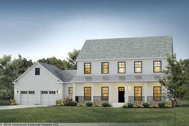 Inspiration for a country exterior home remodel in Philadelphia