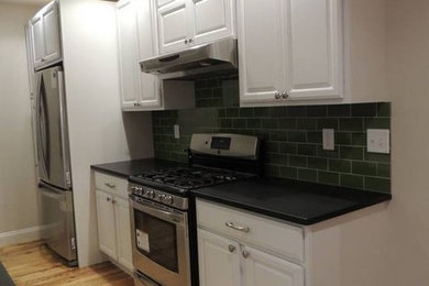 Minimalist kitchen photo in Boston