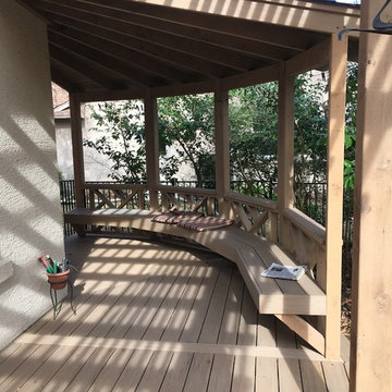 Georgetown TX Deck and Pergola Makeover in Sun City